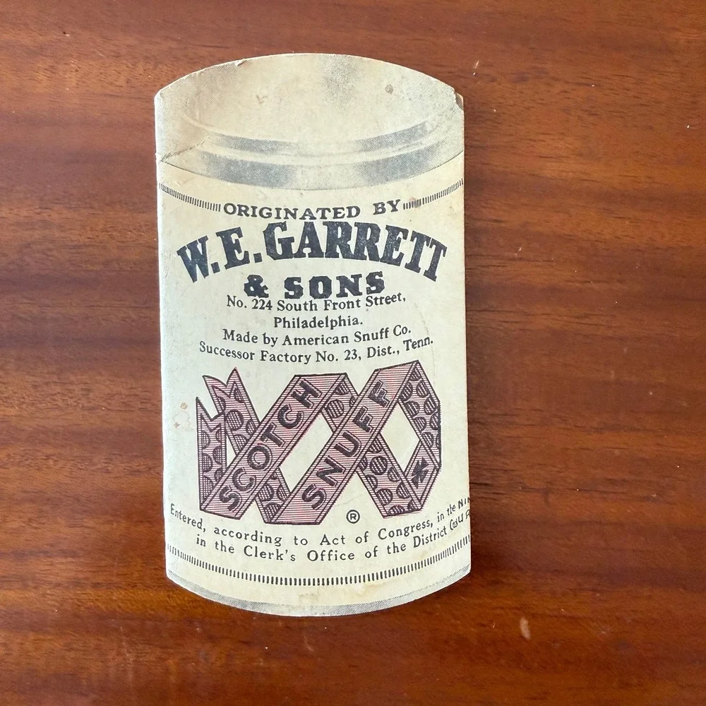 Vintage W.E. Garrett Sweet Mild‎ Snuff Advertising Memo Notepad Unused